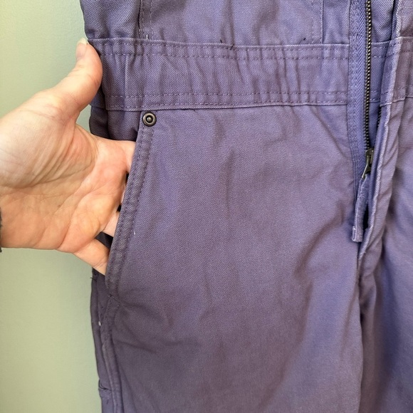 Blue Mountain Kids Canvas Bib Chore Overalls Quilted Insulated Durable Y14-16 - Picture 8 of 15